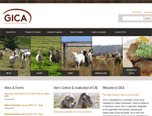 Tablet Screenshot of gica.com.au