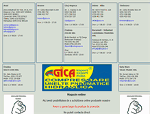 Tablet Screenshot of gica.ro